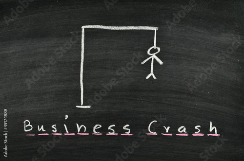 hangman on blackboard