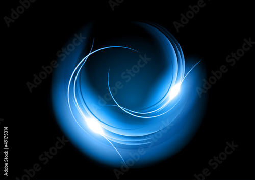 abstract blue dark