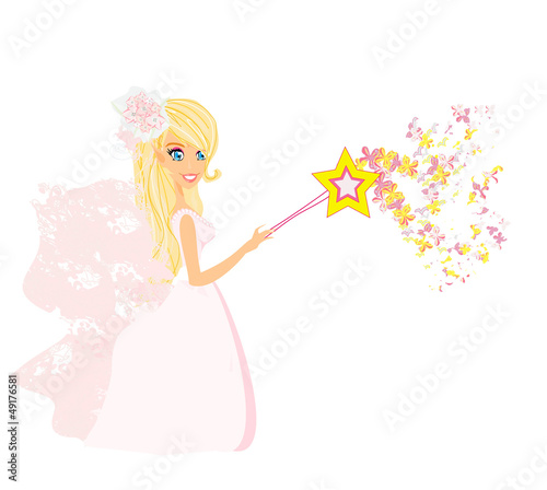 beautiful fairy vector graphic