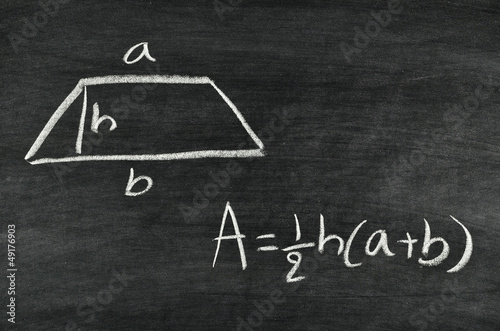 Trapezoid area formula