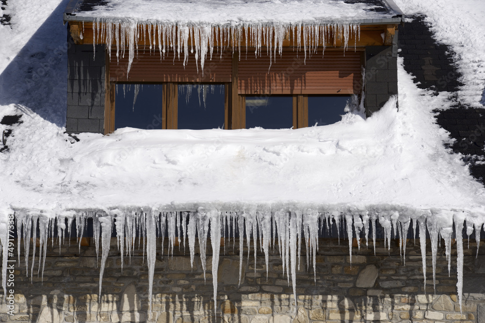 Naklejka premium icicles