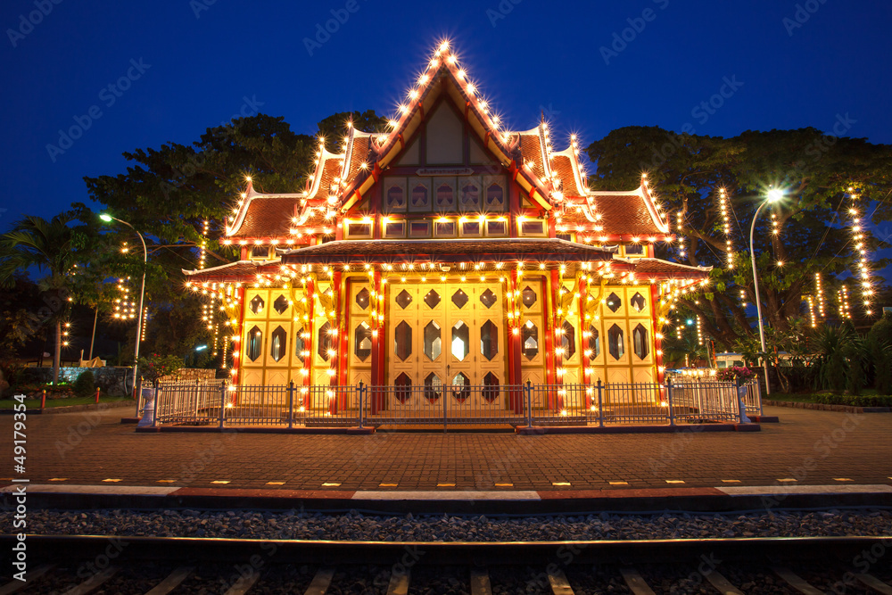 An image of the Hua Hin train station in Thailand