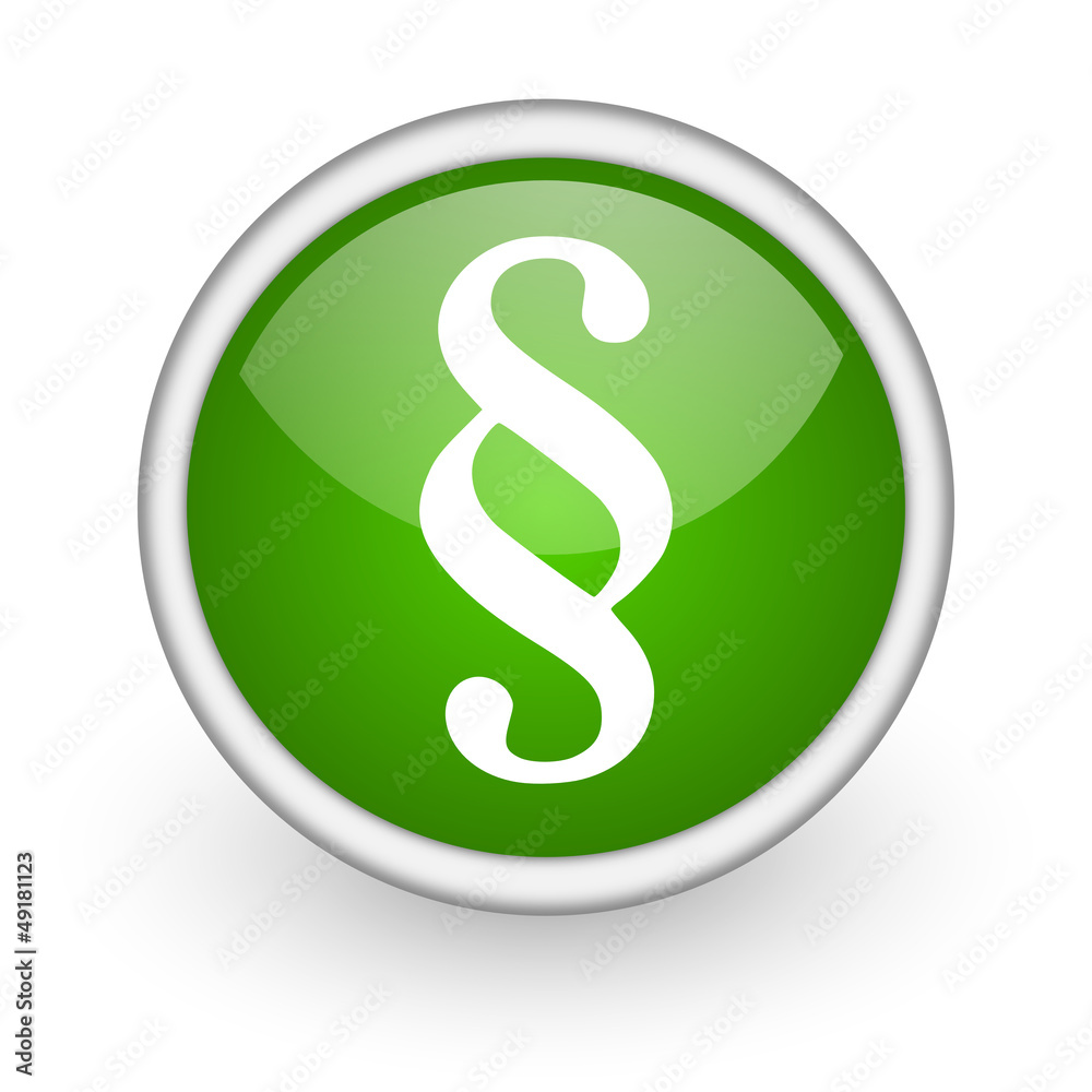 paragraph green circle glossy web icon on white background paragraph green circle glossy web icon on white background