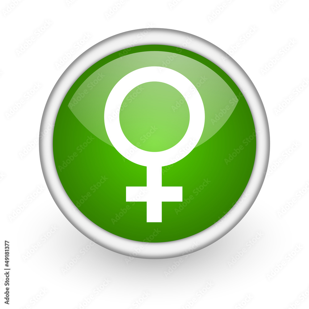 sex green circle glossy web icon on white background sex green circle glossy web icon on white background