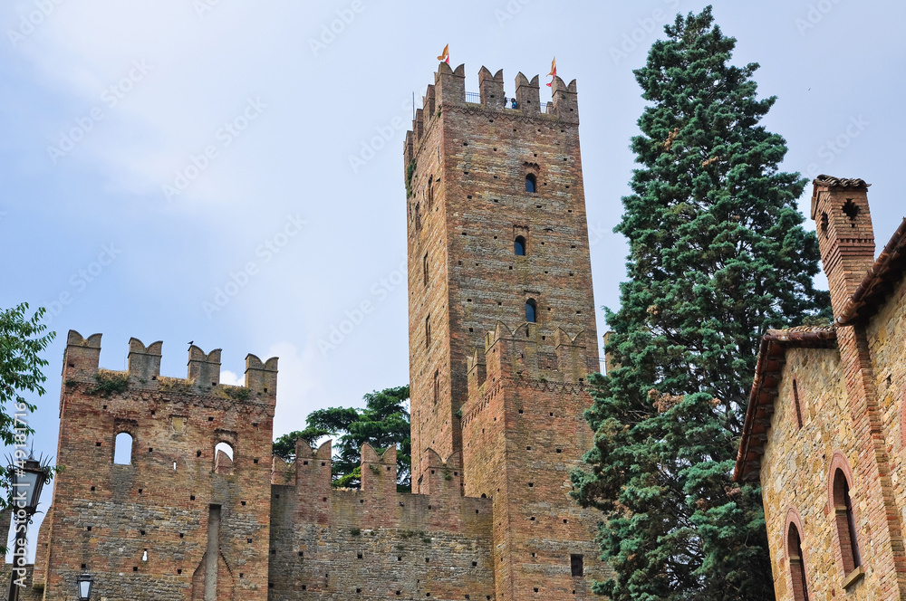 Castle of Castell'Arquato. Emilia-Romagna. Italy.