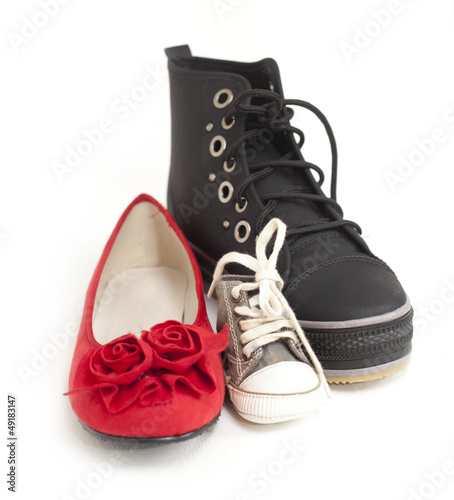 Foto chaussures de famille