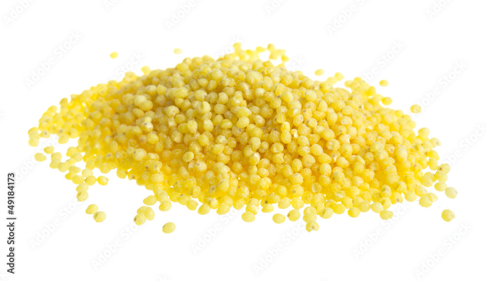 scoop of hulled millet scoop of hulled millet