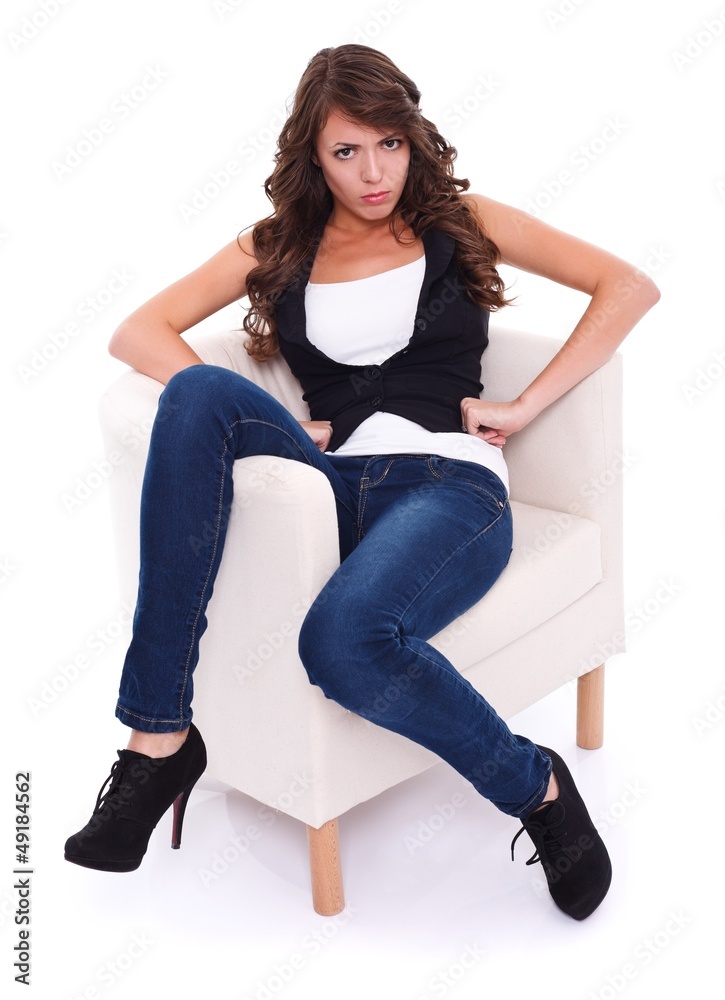 Fototapeta premium Angry woman