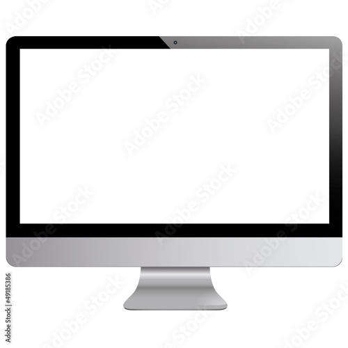 Computer Display - White Background