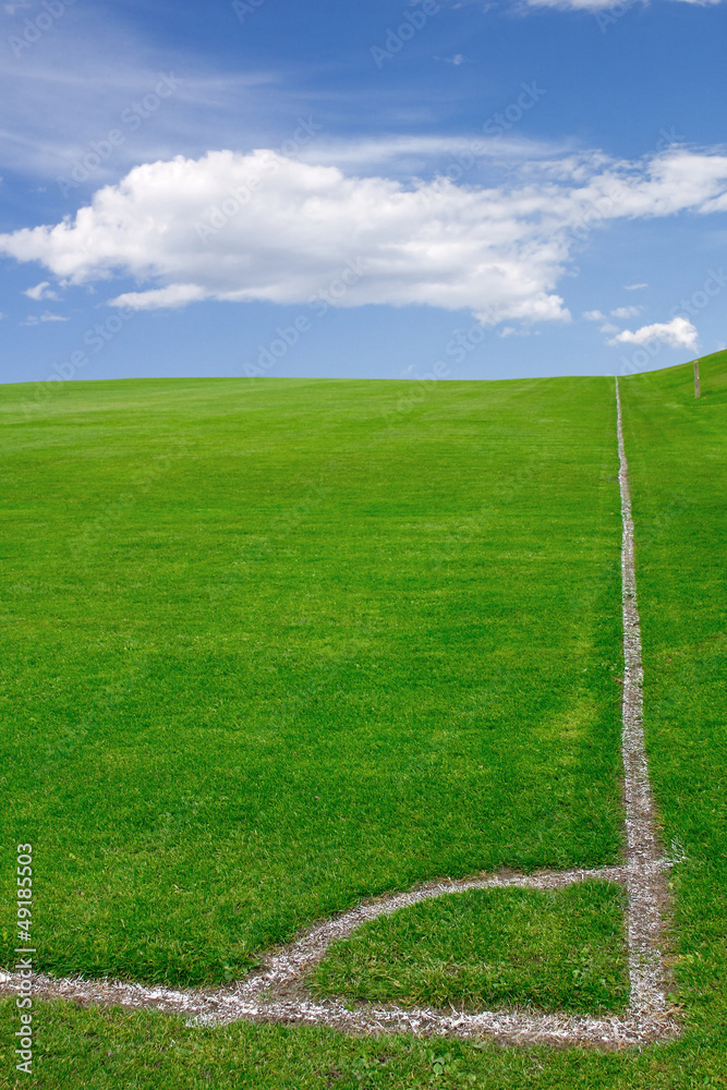 Obraz premium Soccer Corner