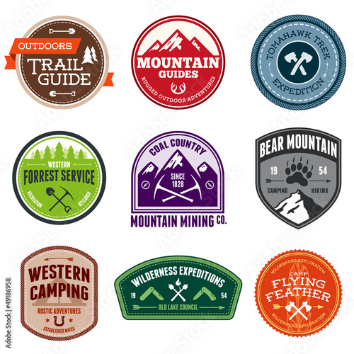 Outdoor badges