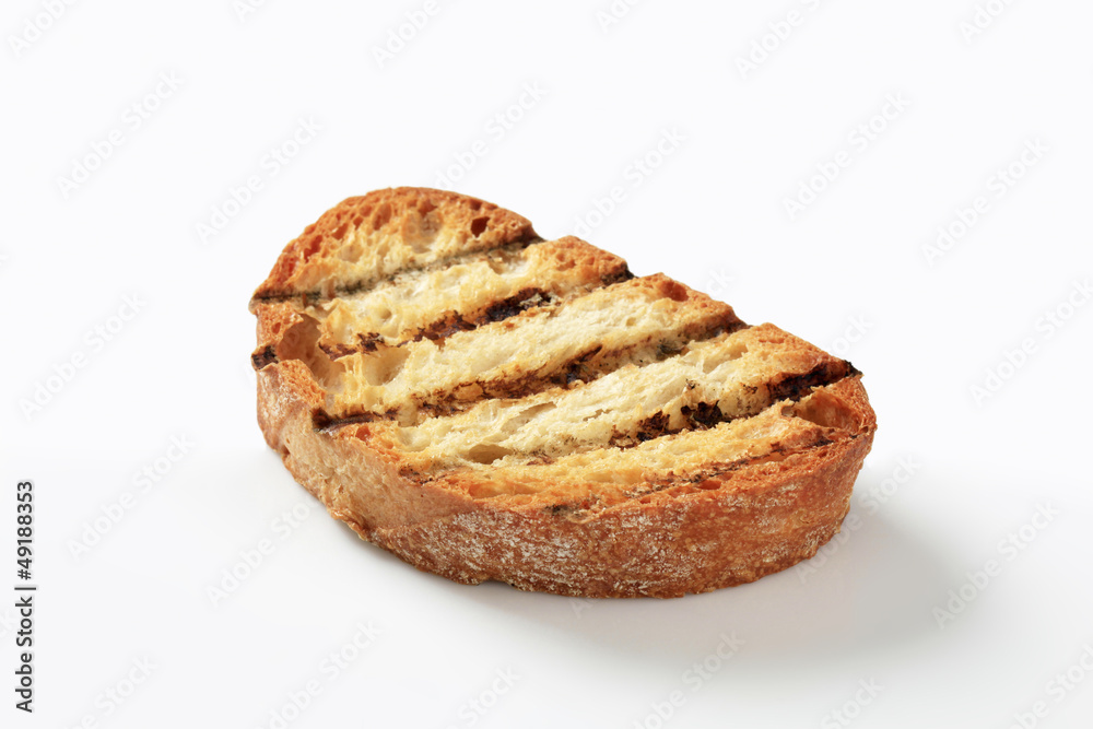 Grill toasted bread