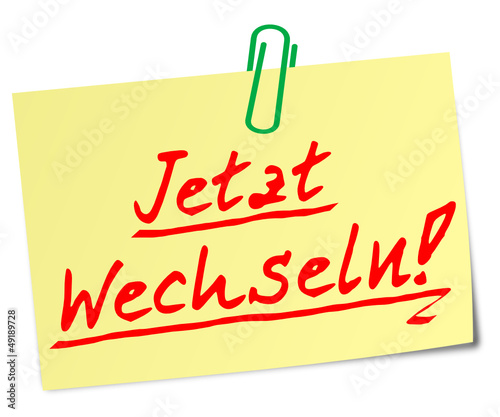 Jetzt Wechseln Post It gelb  #120204-svg01