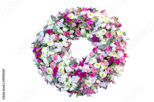 Wreath of flowers