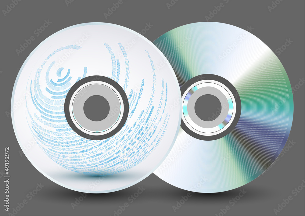 Vector disk on gray background. Eps10 Vector disk on gray background. Eps10