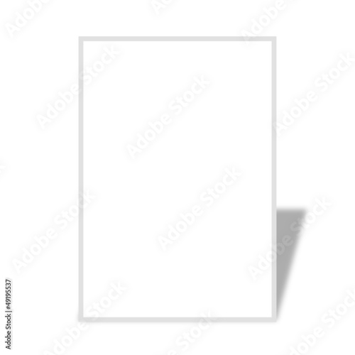 Empty white paper