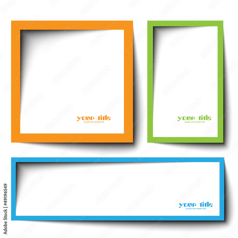 text box vector design Stock Vector Adobe Stock