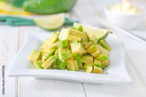 salad with avocado