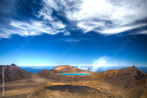 Lake Blue Tongariro in Neuseeland