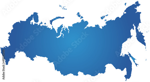 Russland Karte photo