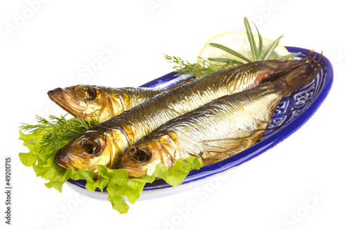 Smoked sprat - appetizing snack