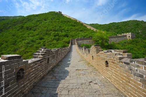 Fototapeta Naklejka Na Ścianę i Meble -  Great Wall of China in Summer