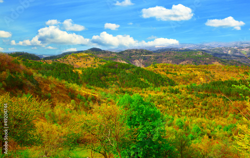 Photo of the Istrian part of the landscape. Adriatic coast. croa