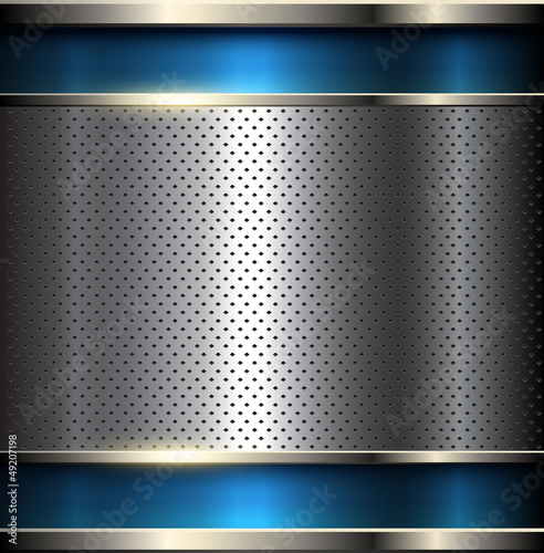 Abstract background, metallic silver
