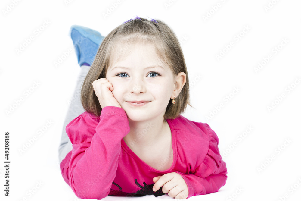 Portrait of a beautiful blue eyed girl Portrait of a beautiful blue eyed girl
