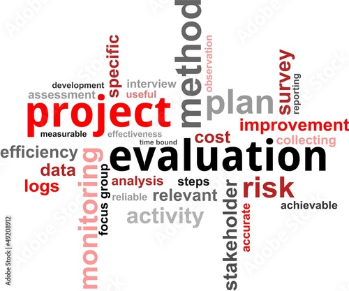 word cloud - project evaluation