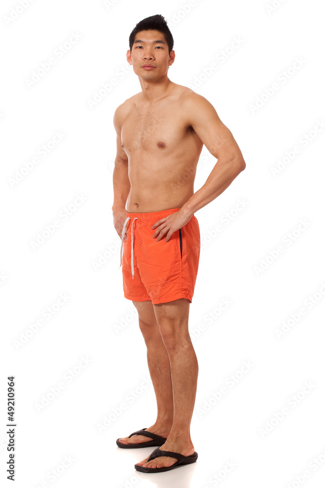 Man in Swimwear