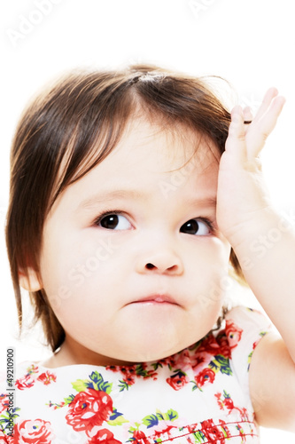 Perplexed girl