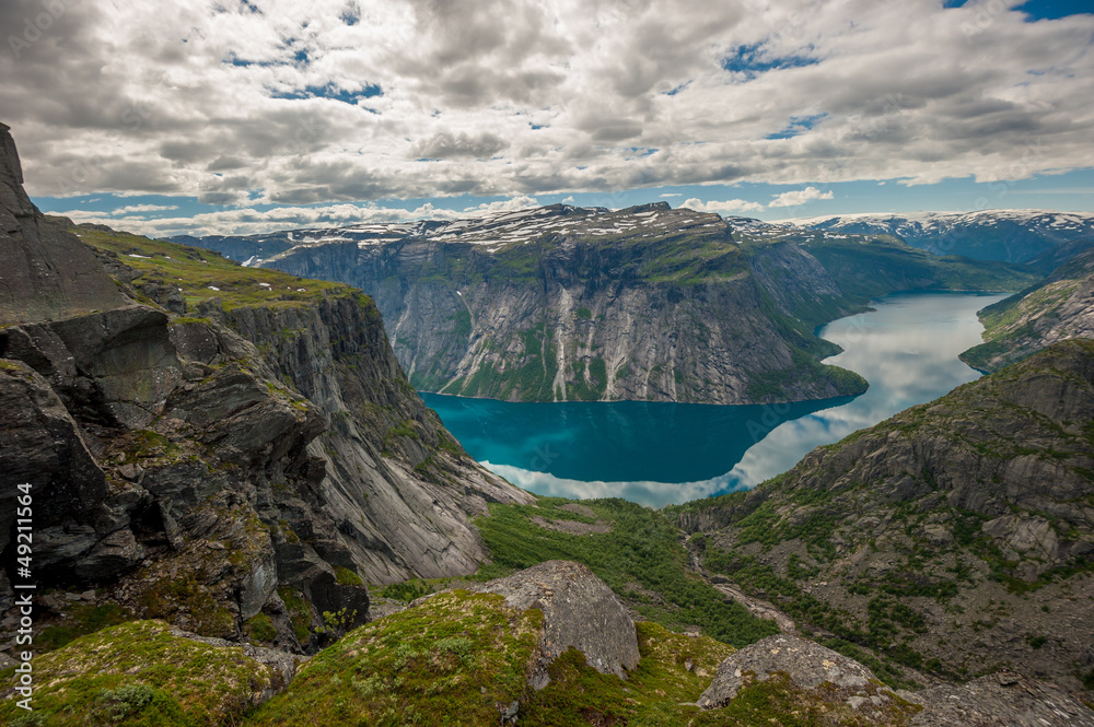 View of lake Ringedalsvatnet, Norway