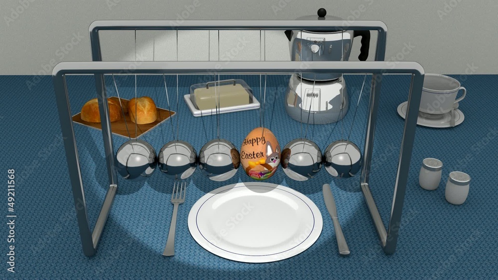 Happy Easter 3D Video