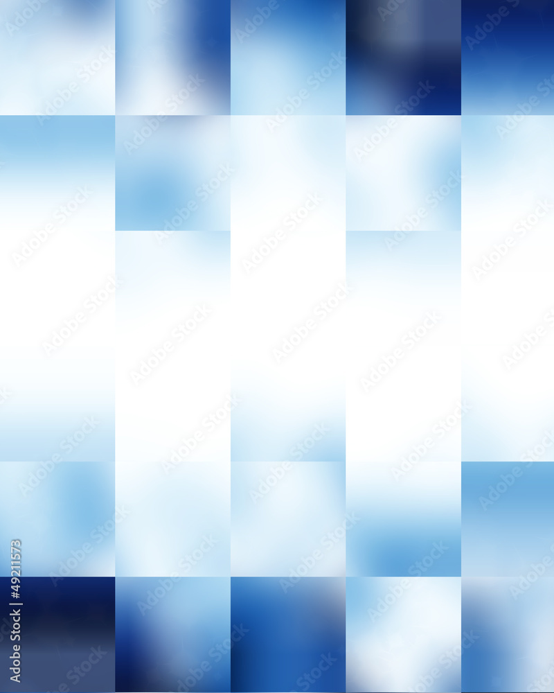 Fototapeta premium Blue rectangular background