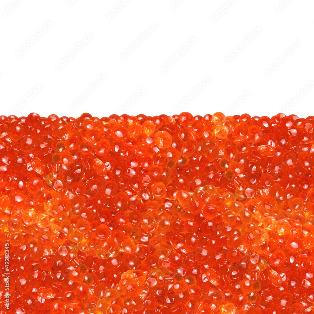 Caviar red. Abstract background with a blank area for text