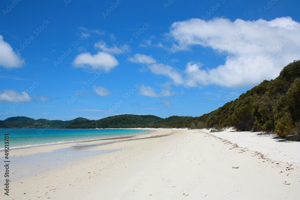 White Heaven Beach - Whitesundy Islands eastern Australia White Heaven Beach - Whitesundy Islands eastern Australia