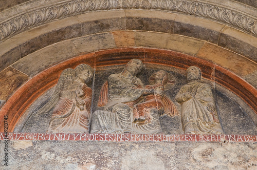 Collegiate Church of Castell'Arquato. Emilia-Romagna. Italy.