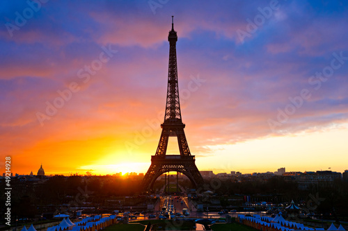 The Eiffel Tower, Paris.