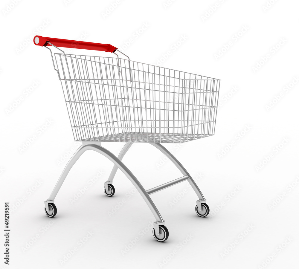Shopping cart_3D Shopping cart_3D