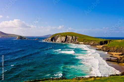 Cliffs on Dingle Peninsula, Ireland photo