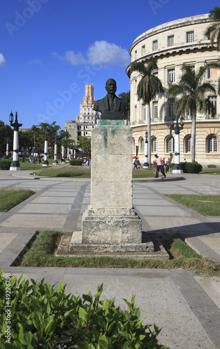Monument niar the Capitolio. Havana. Cuba.