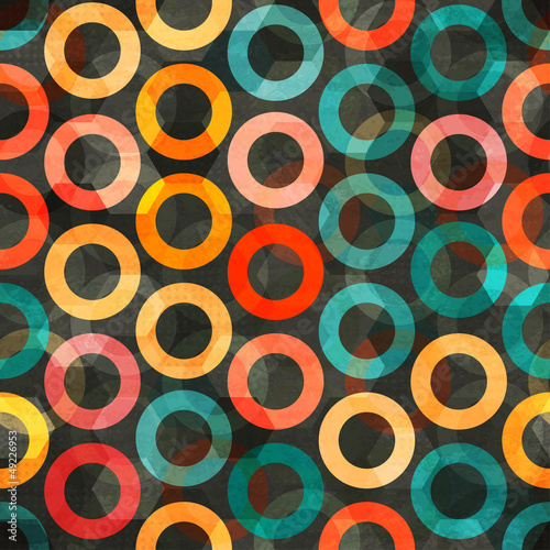 abstract color rings seamless