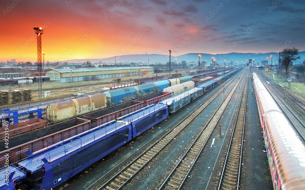 Train Freight transportation platform - Cargo transit Train Freight transportation platform - Cargo transit