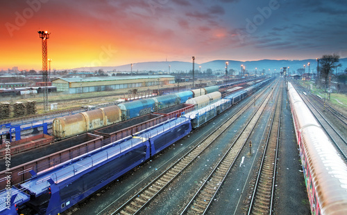 Train Freight transportation platform - Cargo transit