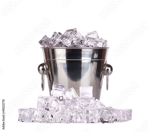 ice bucket isolated