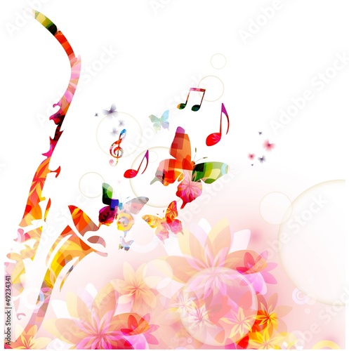 Abstract music background