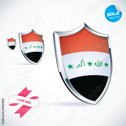 I Love Iraq Flag Illustration, Sign, Symbol