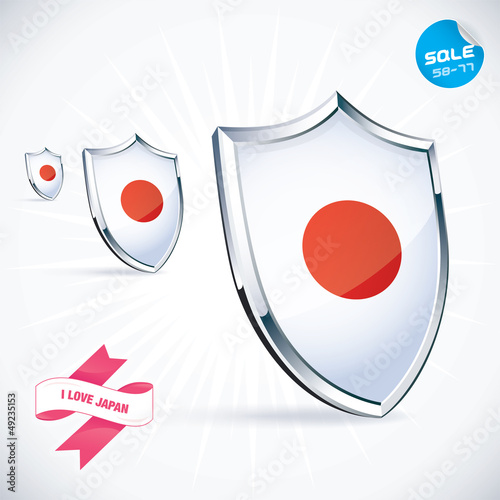 I Love Japan Flag Illustration, Sign, Symbol