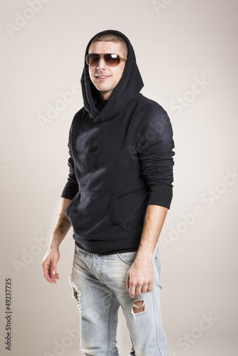 Male fashion model photo